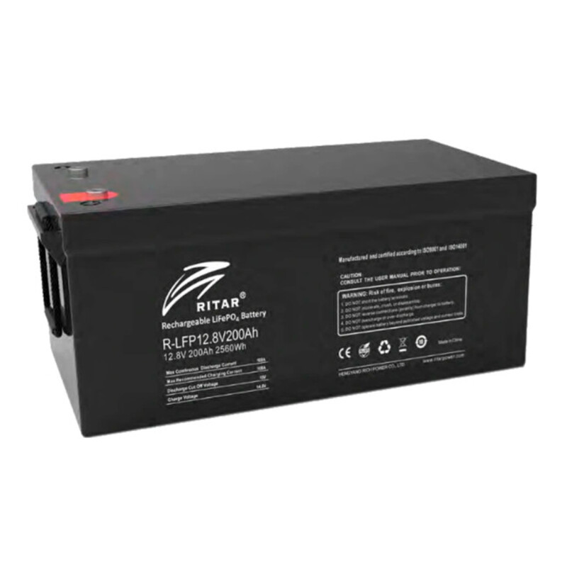 Аккумуляторная батарея с Bluetooth Ritar R-LFP12.8V200AH G1