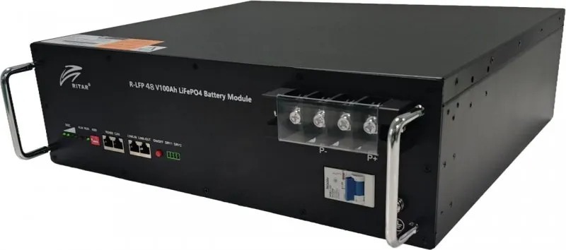 Аккумуляторная электрическая батарея литиевая Ritar R-LFP48V100Ah - фото 1