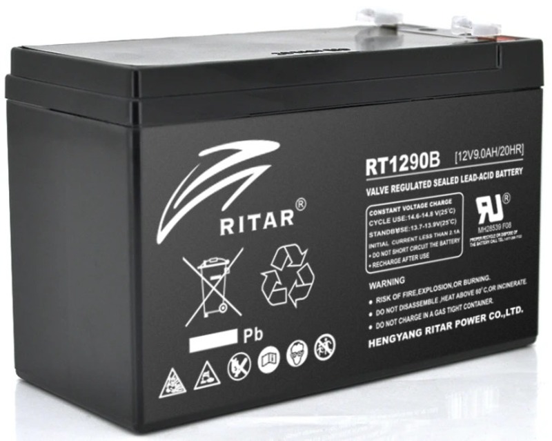 Аккумулятор Ritar RT 12-9 Black (12V/9Ah) - фото 2