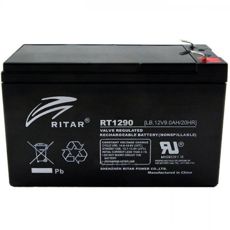 Аккумулятор Ritar RT 12-9 Black (12V/9Ah)