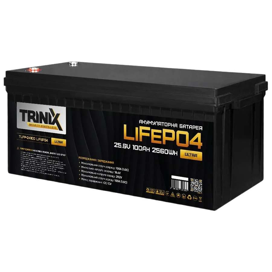 Аккумуляторная батарея литий-железо-фосфатная Trinix TLFP-24100 Ultra LiFePO4 25.6V 100Ah (44-00087)