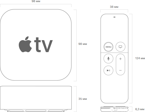 Мережевий медіаплеєр Apple TV 4K 32GB (MQD22) - фото 3 Мережевий медіаплеєр Apple TV 4K 32GB (MQD22) - фото 3