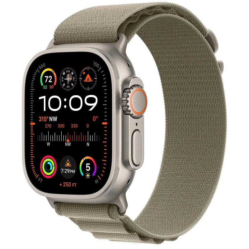 Б/У Apple Watch Ultra 2 GPS + Cellular 49mm Titanium Case with Olive Alpine Loop