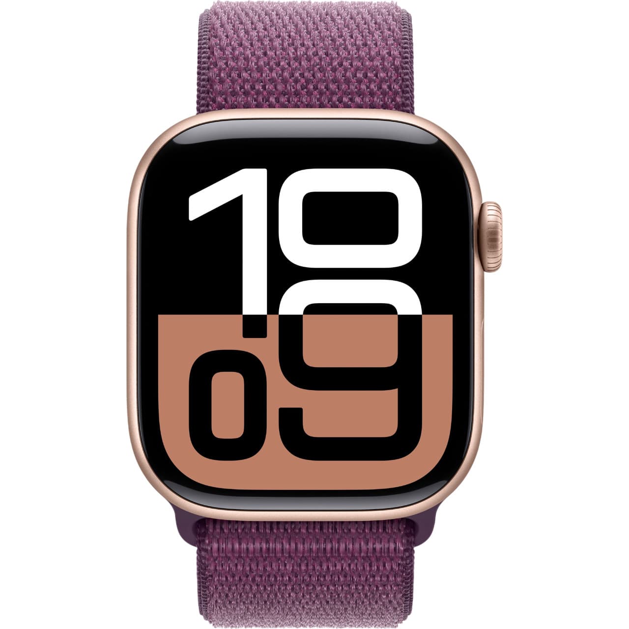 Смарт-годинник Apple Watch Series 10 GPS 42mm Rose Gold Aluminum Case w. Plum Sport Loop (MWWK3) - фото 1 Смарт-годинник Apple Watch Series 10 GPS 42mm Rose Gold Aluminum Case w. Plum Sport Loop (MWWK3) - фото 1