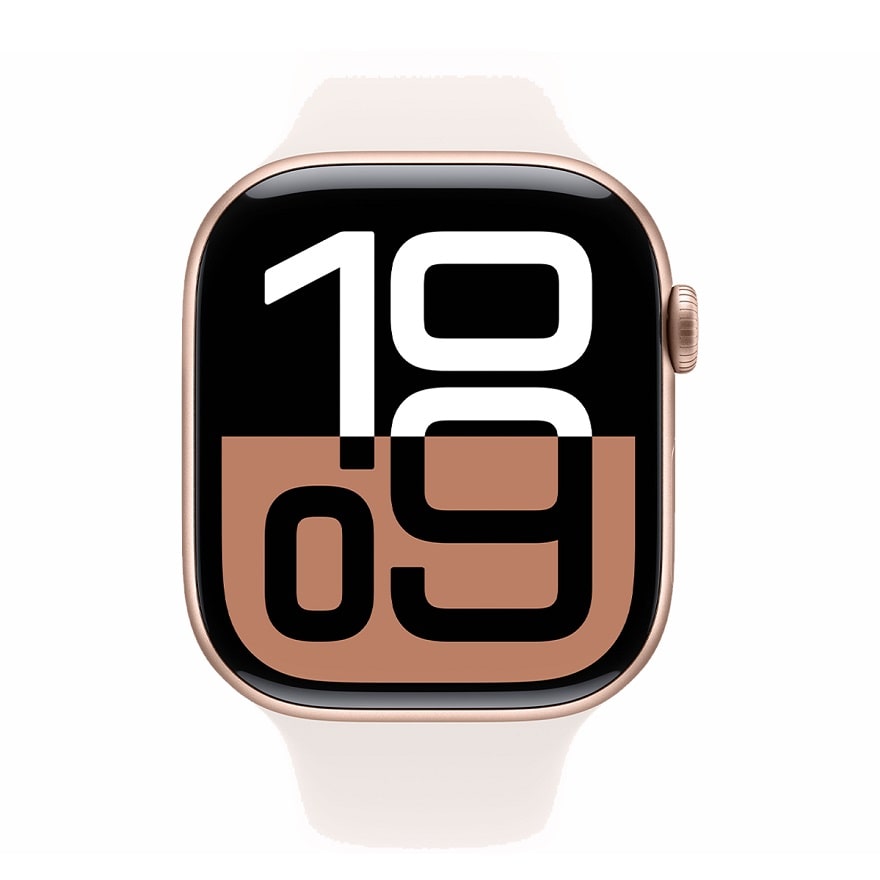 Смарт-годинник Apple Watch Series 10 GPS 46mm Rose Gold Alu. Case w. Light Blush Sport Band - S/M (MWWT3) - фото 1 Смарт-годинник Apple Watch Series 10 GPS 46mm Rose Gold Alu. Case w. Light Blush Sport Band - S/M (MWWT3) - фото 1