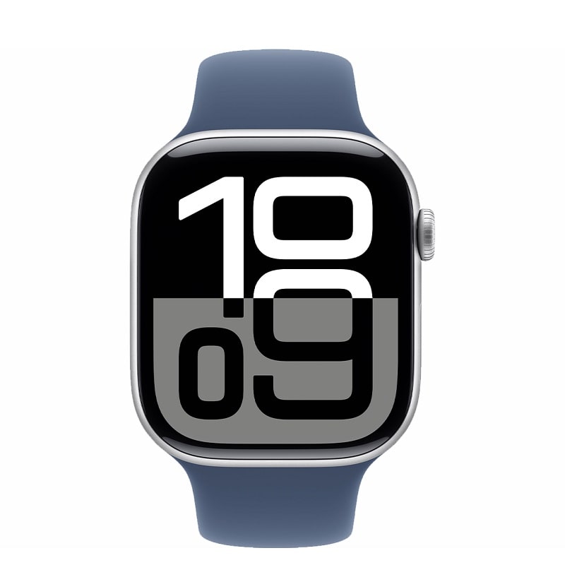 Смарт-годинник Apple Watch Series 10 GPS + Cellular 46mm Silver Alu. Case w. Denim Sport Band - M/L (MWY13) - фото 1 Смарт-годинник Apple Watch Series 10 GPS + Cellular 46mm Silver Alu. Case w. Denim Sport Band - M/L (MWY13) - фото 1