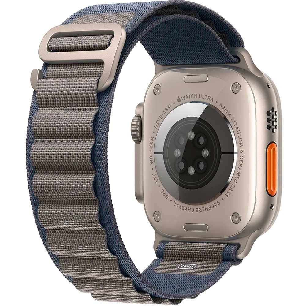 Apple Watch Ultra 2 GPS + Cellular 49mm Titanium Case with Blue Alpine Loop - Large (MREQ3) - фото 2 Apple Watch Ultra 2 GPS + Cellular 49mm Titanium Case with Blue Alpine Loop - Large (MREQ3) - фото 2