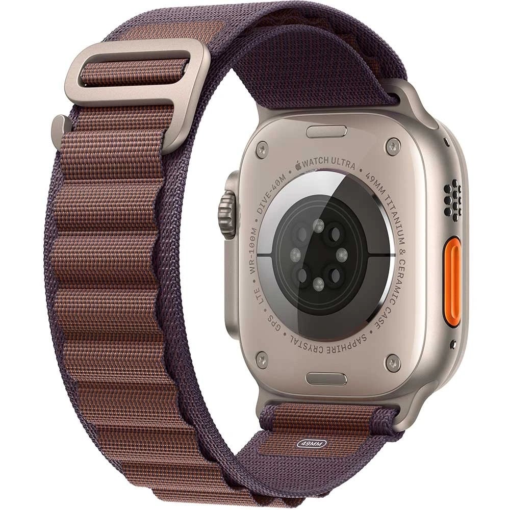 Apple Watch Ultra 2 GPS + Cellular 49mm Titanium Case with Indigo Alpine Loop - Large (MREW3) - фото 2