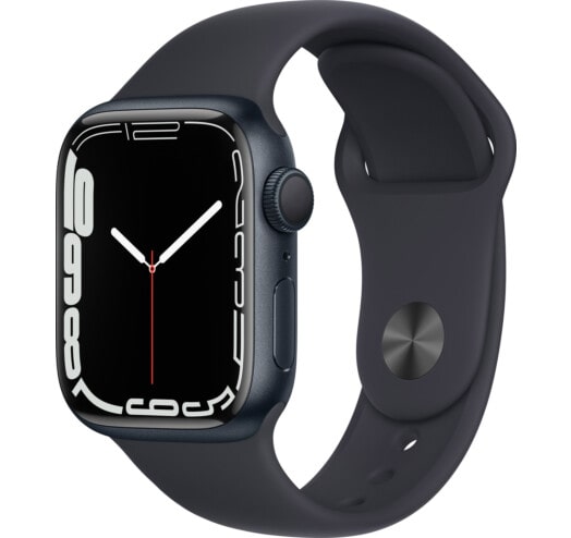 Вживаний Apple Watch Series 7 GPS 45mm Midnight Aluminum Case With Midnight Sport Band (MKN53) - фото 1