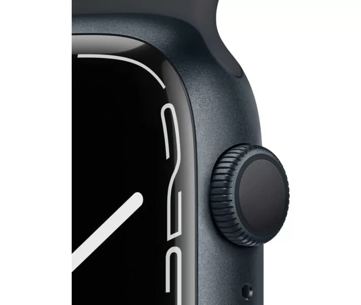 Вживаний Apple Watch Series 7 GPS 45mm Midnight Aluminum Case With Midnight Sport Band (MKN53) - фото 2