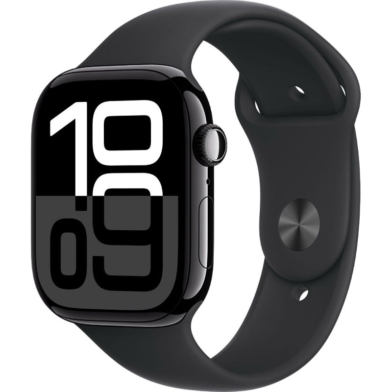 Вживаний Apple Watch Series 10 GPS 46mm Jet Black Alu. Case w. Black Sport Band - M/L (MWWQ3)