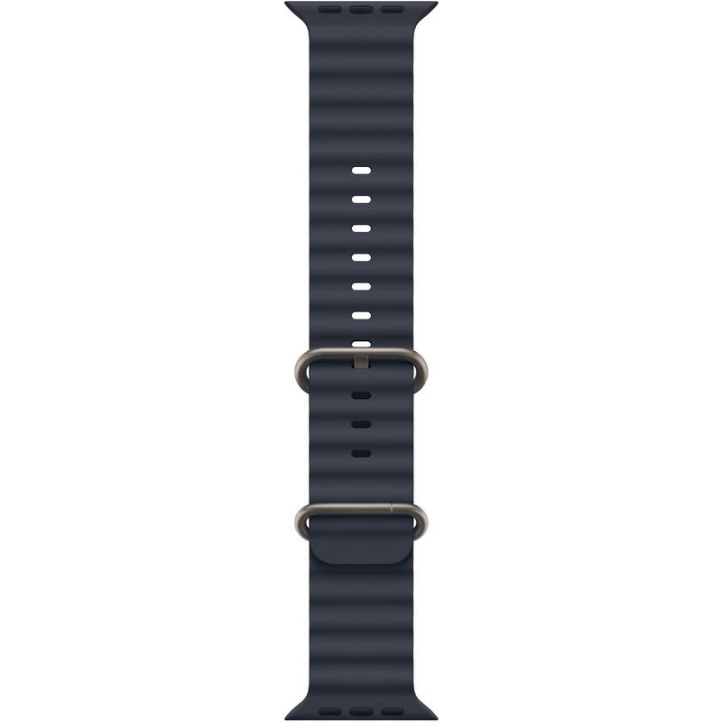 Apple Watch Ultra 2 2024 GPS + Cellular 49mm Natural Titanium Case with Navy Ocean Band (MX4D3) - фото 2
