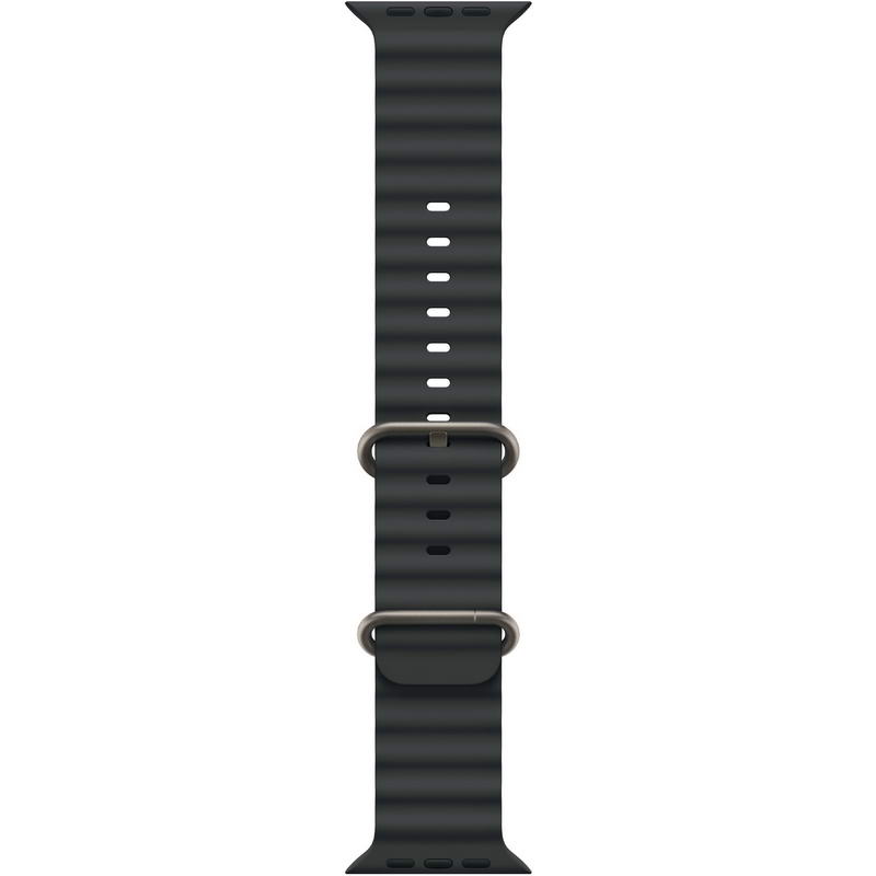 Apple Watch Ultra 2 2024 GPS + Cellular 49mm Natural Titanium Case with Black Ocean Band (MXTL3) - фото 2