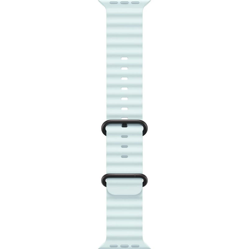 Apple Watch Ultra 2 2024 GPS + Cellular 49mm Black Titanium Case with Ice Blue Ocean Band (MYTC3+MYP83) - фото 2