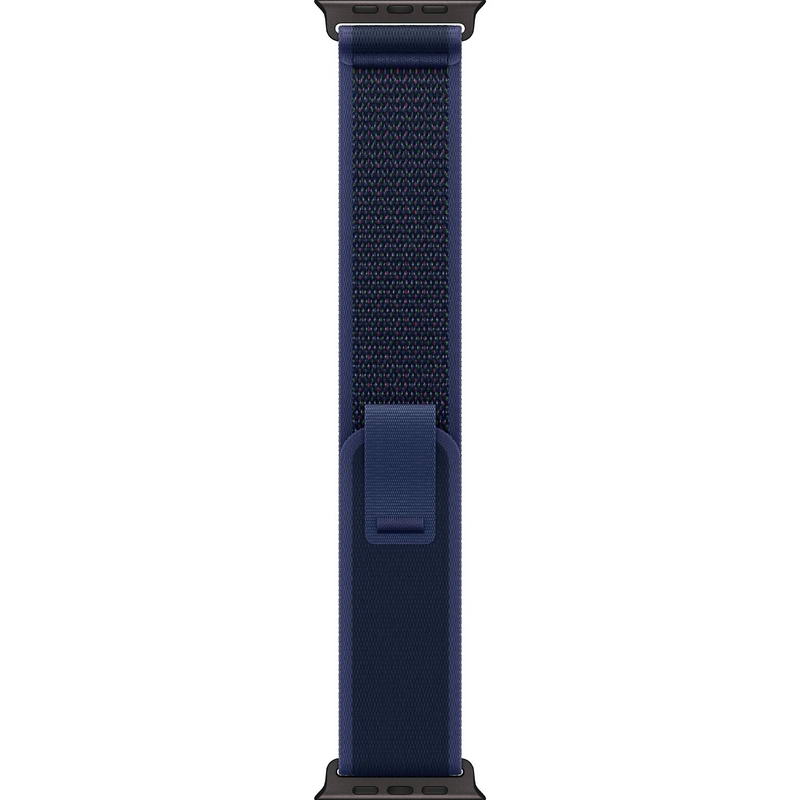 Apple Watch Ultra 2 2024 GPS + Cellular 49mm Black Titanium Case with Blue Trail Loop - M/L (MYTJ3+MYQ83) - фото 2