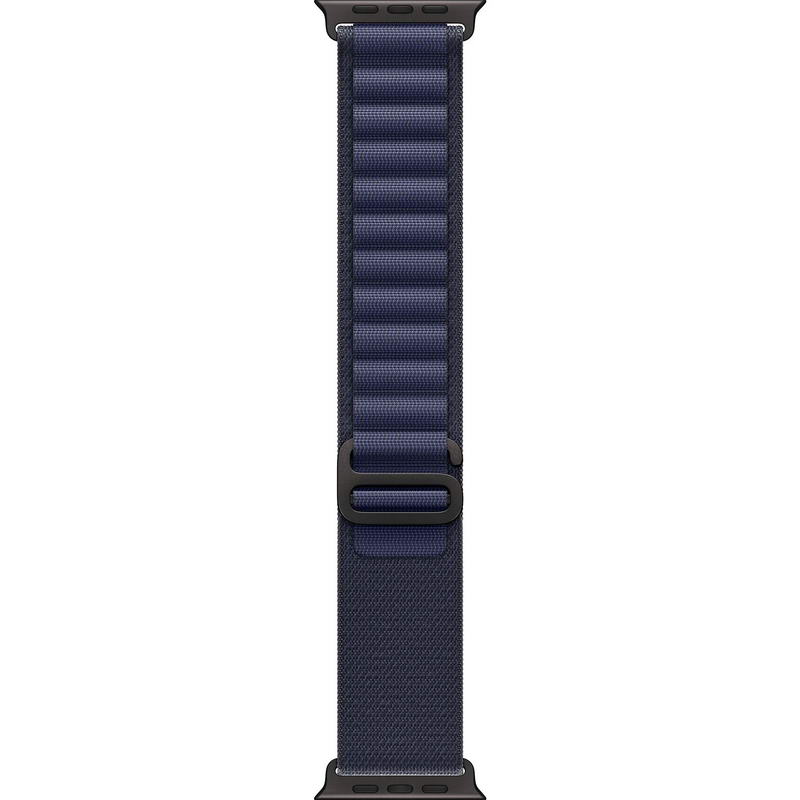 Apple Watch Ultra 2 2024 GPS + Cellular 49mm Black Titanium Case with Navy Alpine Loop - Medium (MYTF3+MYPX3) - фото 2