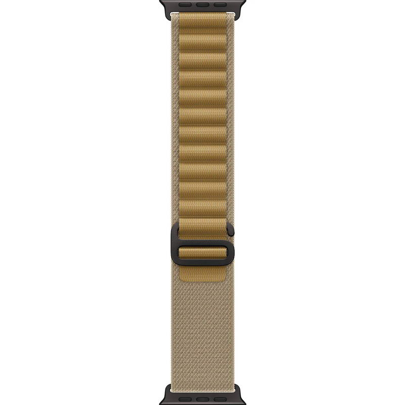 Apple Watch Ultra 2 2024 GPS + Cellular 49mm Black Titanium Case with Tan Alpine Loop - Large (MYTF3+MYQ23) - фото 2
