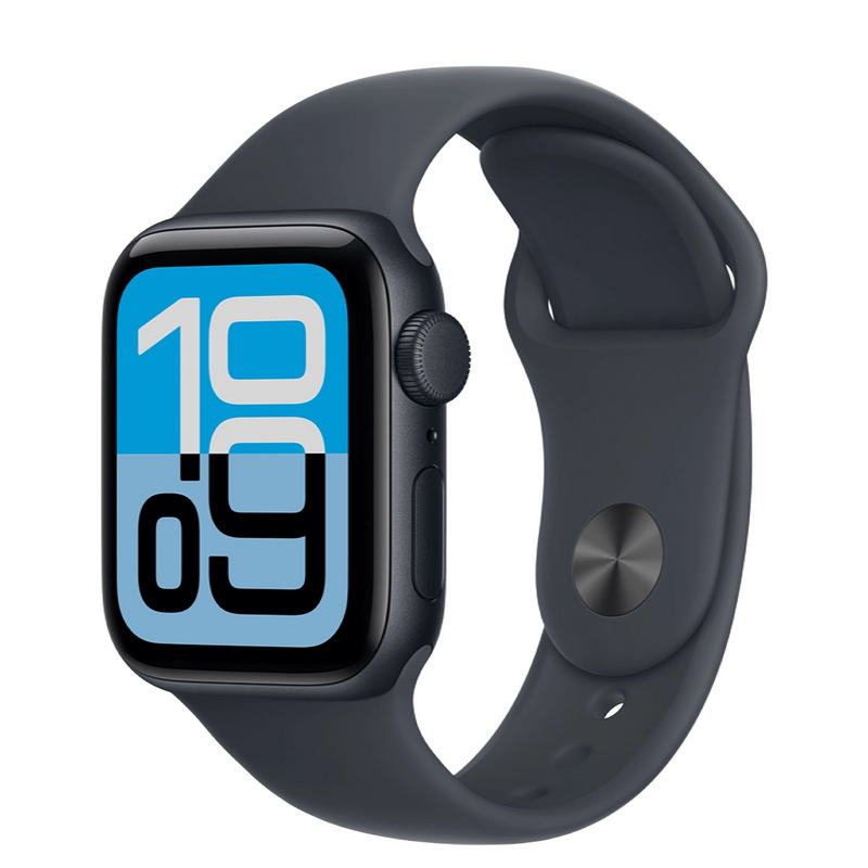 Apple Watch SE 3 GPS 40mm Midnight Aluminum Case with Midnight Sport Band - M/L (MEHC4)