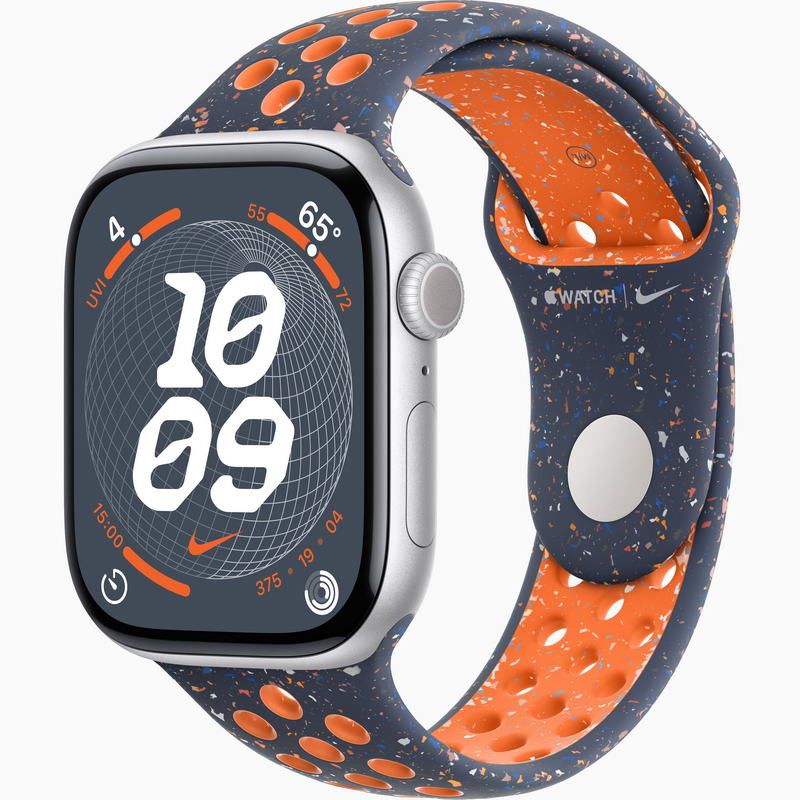 Смарт-годинник Apple Watch Series 10 GPS 46mm Silver Aluminum Case w. Blue Flame Nike Sport Band - M/L (MWX03+MYLC3) - фото 1 Смарт-годинник Apple Watch Series 10 GPS 46mm Silver Aluminum Case w. Blue Flame Nike Sport Band - M/L (MWX03+MYLC3) - фото 1