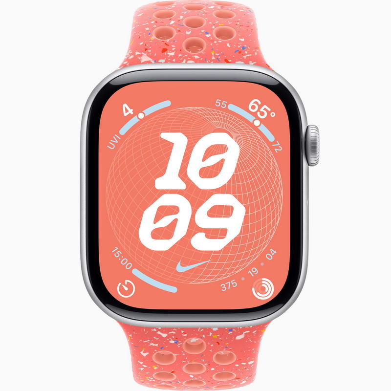 Смарт-годинник Apple Watch Series 10 GPS 46mm Silver Aluminum Case w. Magic Ember Nike Sport Band - M/L (MWX03+MYLG3) - фото 1 Смарт-годинник Apple Watch Series 10 GPS 46mm Silver Aluminum Case w. Magic Ember Nike Sport Band - M/L (MWX03+MYLG3) - фото 1