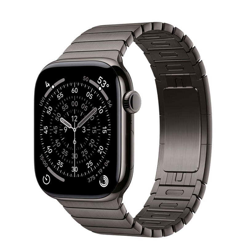 Apple Watch Series 11 GPS + Cellular 46mm Slate Titanium Case with Slate Link Bracelet (MFC14+MXMK3)