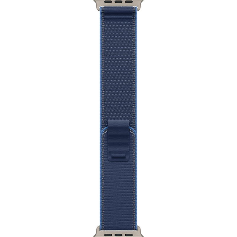 Apple Watch Ultra 3 GPS + Cellular 49mm Natural Titanium Case with Blue/Bright Blue Trail Loop - S/M (MEWR4) - фото 2 Apple Watch Ultra 3 GPS + Cellular 49mm Natural Titanium Case with Blue/Bright Blue Trail Loop - S/M (MEWR4) - фото 2