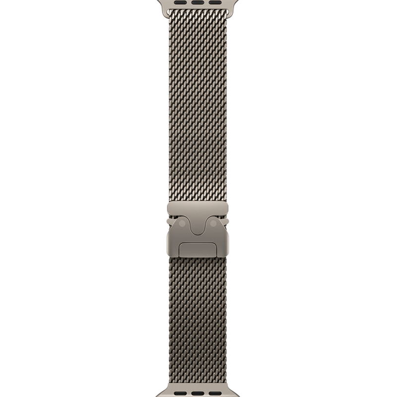 Apple Watch Ultra 3 GPS + Cellular 49mm Natural Titanium Case with Natural Titanium Milanese Loop - Medium (MEWY4) - фото 2