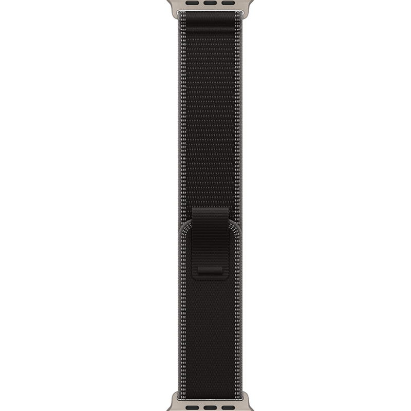 Apple Watch Ultra 3 GPS + Cellular 49mm Natural Titanium Case with Black/Charcoal Trail Loop - M/L (MF1V4+MFT94) - фото 2