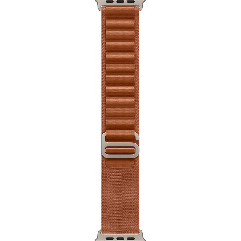 Apple Watch Ultra 3 GPS + Cellular 49mm Natural Titanium Case with Terra Cotta Alpine Loop - Large (MF1V4+MFTD4) - фото 2