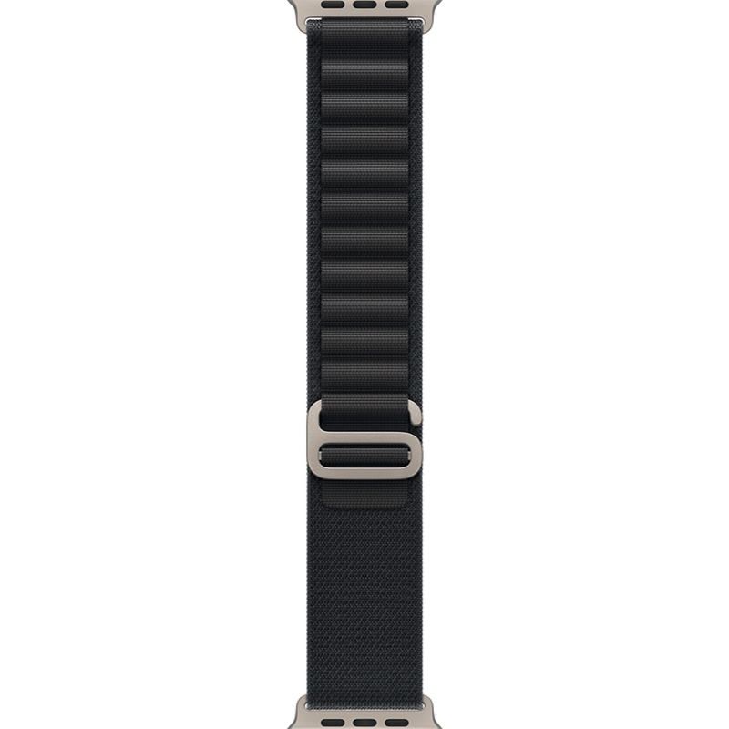 Apple Watch Ultra 3 GPS + Cellular 49mm Natural Titanium Case with Black Alpine Loop - Medium (MF1V4+MFTF4) - фото 2
