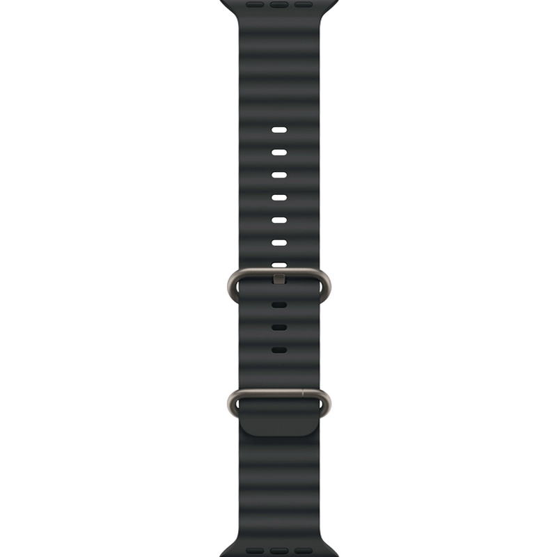 Apple Watch Ultra 3 GPS + Cellular 49mm Natural Titanium Case with Black Ocean Band (MF1V4+MXTL3) - фото 2 Apple Watch Ultra 3 GPS + Cellular 49mm Natural Titanium Case with Black Ocean Band (MF1V4+MXTL3) - фото 2