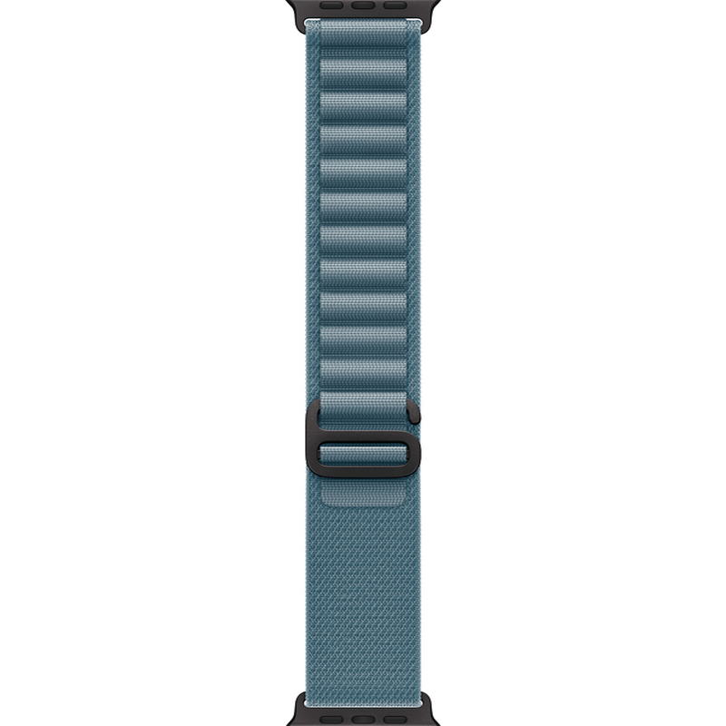 Apple Watch Ultra 3 GPS + Cellular 49mm Black Titanium Case with Light Blue Alpine Loop - Large (MF254+MG9M4) - фото 2