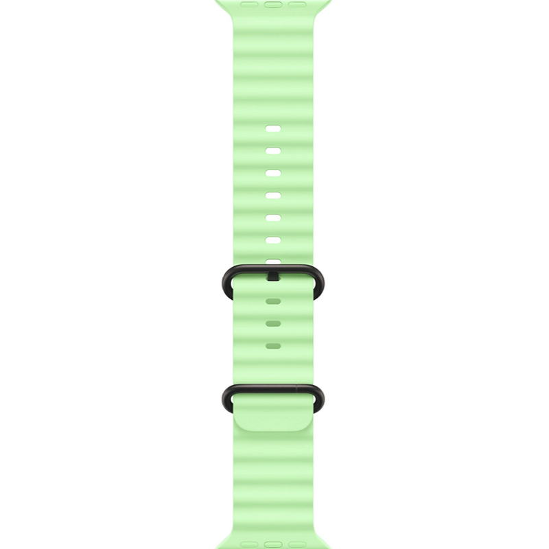 Apple Watch Ultra 3 GPS + Cellular 49mm Black Titanium Case with Neon Green Ocean Band (MF254+MGCL4) - фото 2 Apple Watch Ultra 3 GPS + Cellular 49mm Black Titanium Case with Neon Green Ocean Band (MF254+MGCL4) - фото 2
