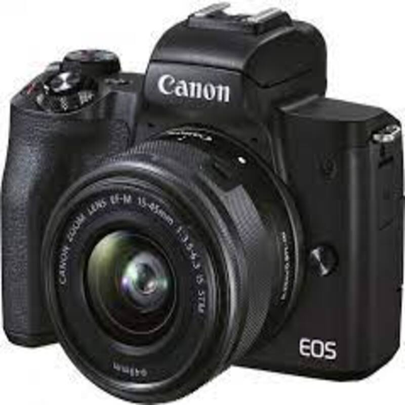Цифровой фотоаппарат Canon EOS M50 Mk2 + 15-45 IS STM Kit Black (4728C043)