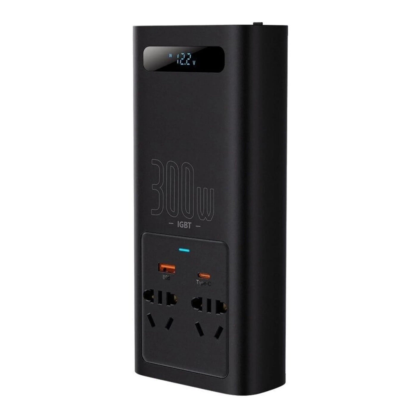 Автомобільний інвертор Baseus In-car Inverter 300W (220V CN/EU) - фото 1