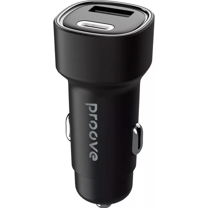 Автомобильное зарядное устройство Proove Flash 48W (Type-C + USB) (black) (CCFL48111201)
