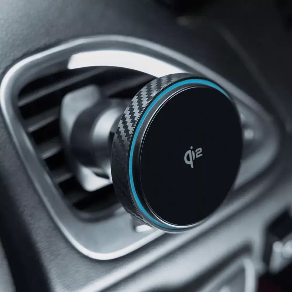 Автомобильный держатель с беспроводной зарядкой Proove Graphite Circle Qi2 15W (WHGC15010001) - фото 1 Автомобильный держатель с беспроводной зарядкой Proove Graphite Circle Qi2 15W (WHGC15010001) - фото 1