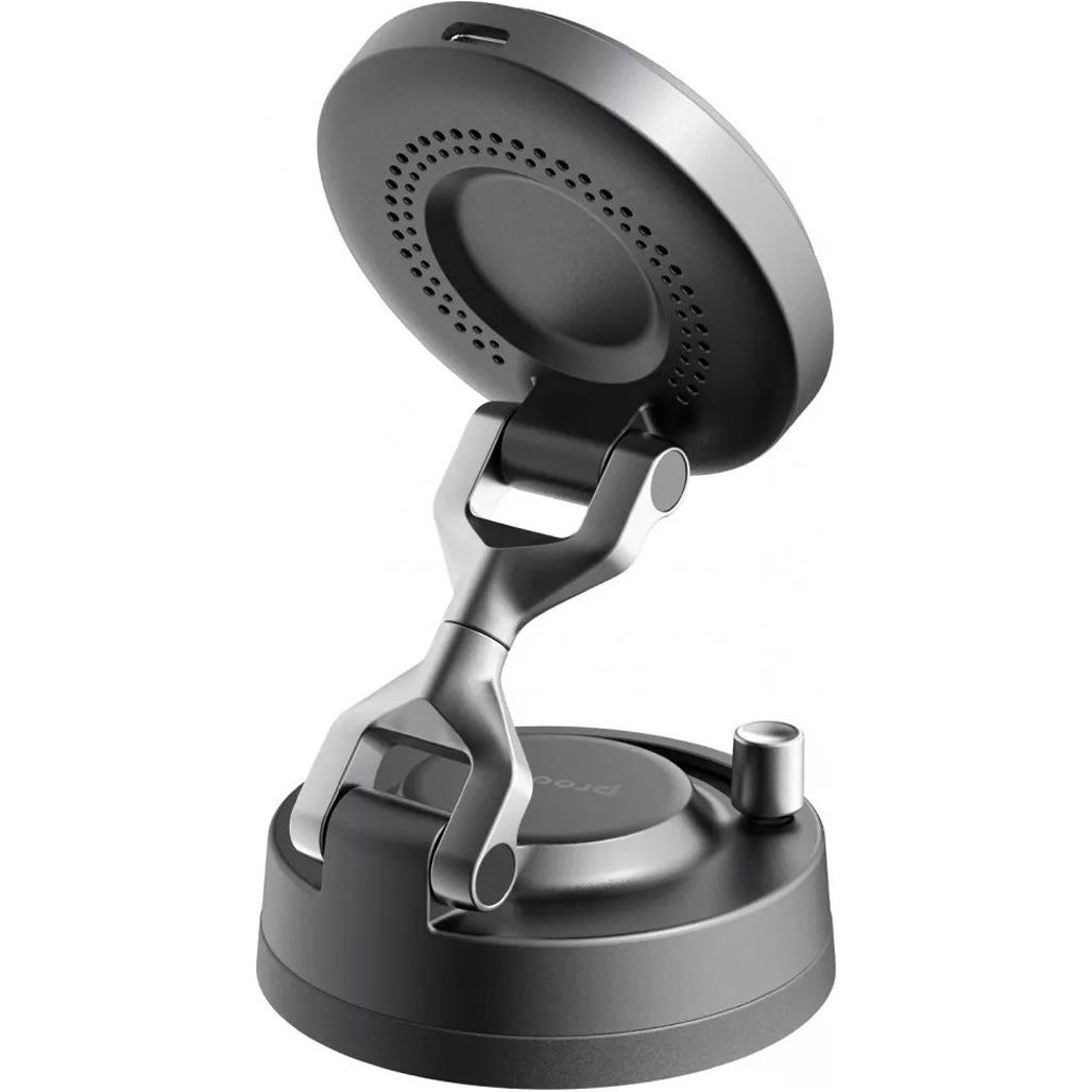 Автомобільний тримач з бездротовим ЗП Proove JetLock Qi2.2 25W (black) (WHJL25010001) - фото 1 Автомобільний тримач з бездротовим ЗП Proove JetLock Qi2.2 25W (black) (WHJL25010001) - фото 1