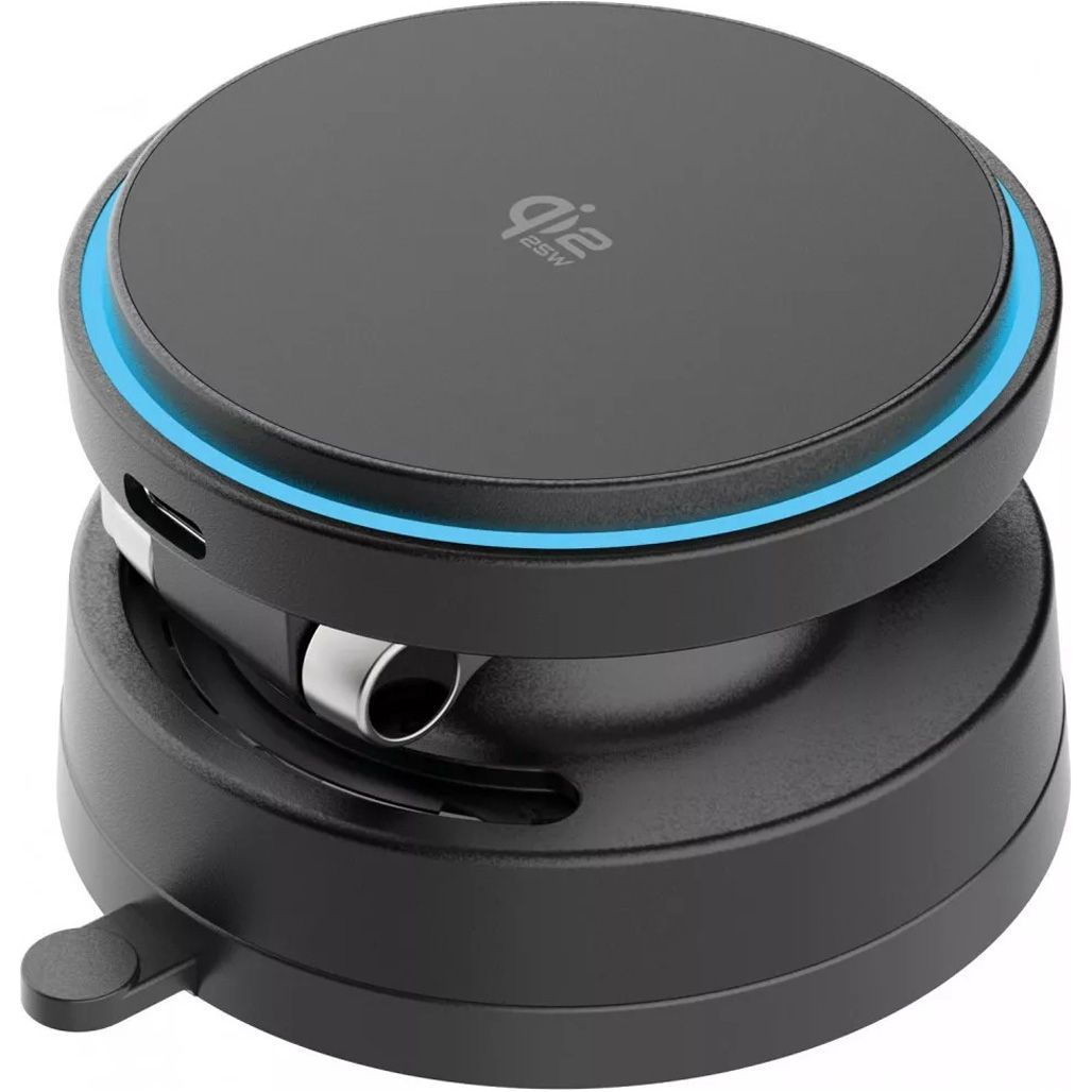 Автомобільний тримач з бездротовим ЗП Proove JetLock Qi2.2 25W (black) (WHJL25010001) - фото 2 Автомобільний тримач з бездротовим ЗП Proove JetLock Qi2.2 25W (black) (WHJL25010001) - фото 2