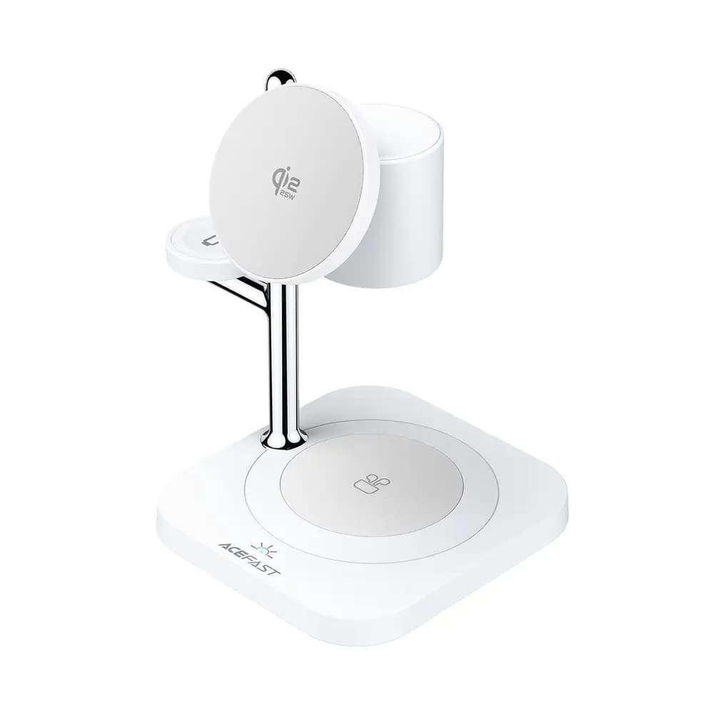 Беспроводное зарядное устройство Acefast E39 desktop 4-in-1 wireless charging holder White - фото 1 Беспроводное зарядное устройство Acefast E39 desktop 4-in-1 wireless charging holder White - фото 1