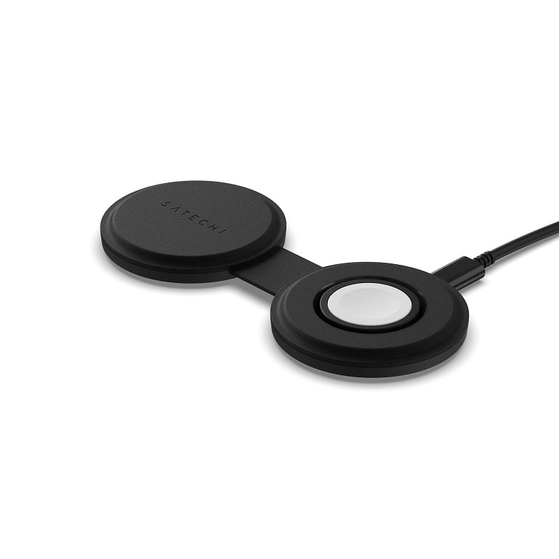 Бездротовий зарядний пристрій Satechi OntheGo 2-in-1 Wireless Charger Black (ST-QTG21K)