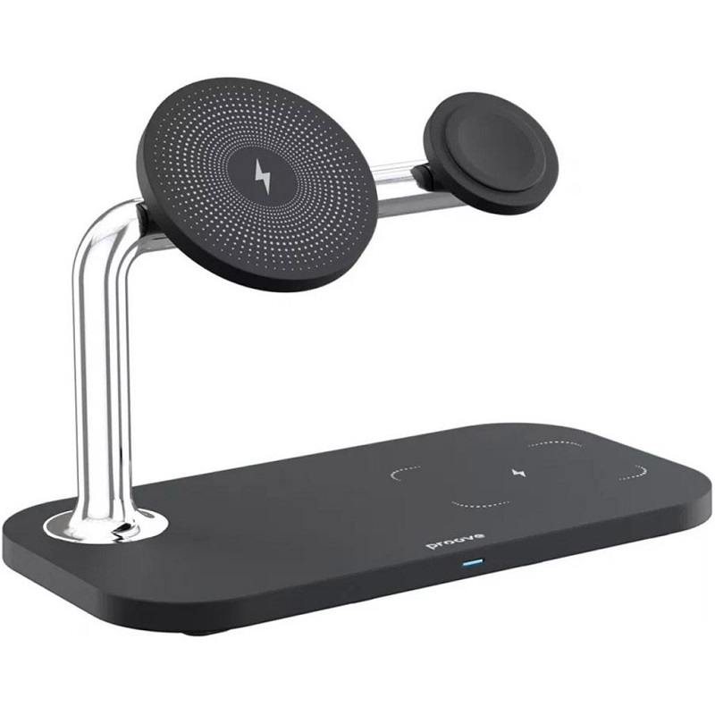 Беспроводное зарядное устройство Proove Magnetic Field 3 in 1 (black) (WSMF15010001)