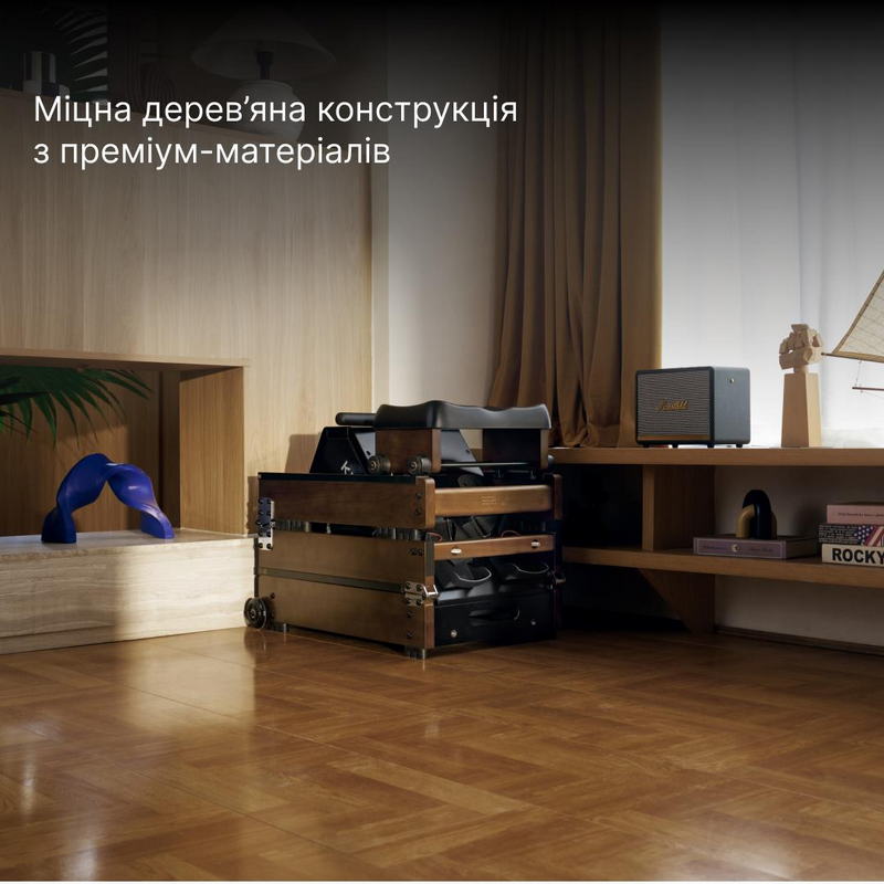 Водный гребной тренажер с системой тройного складывания KingSmith WR20 (RMWR20F) Walnut Wood - фото 17