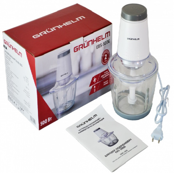 Подрібнювач Grunhelm EBS-500G - фото 1 Подрібнювач Grunhelm EBS-500G - фото 1