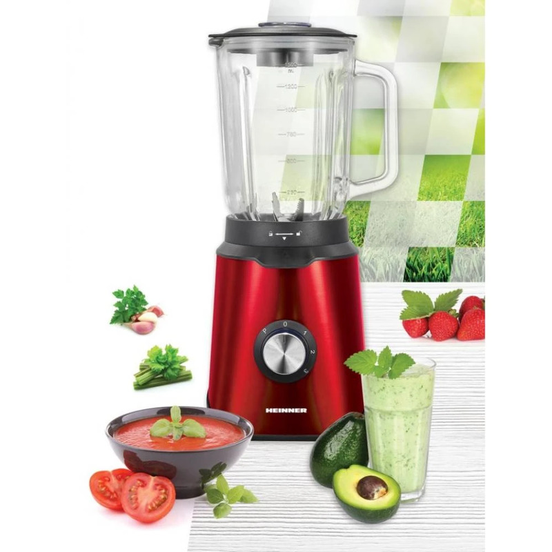 Блендер Heinner HBL-1000RED - фото 1 Блендер Heinner HBL-1000RED - фото 1