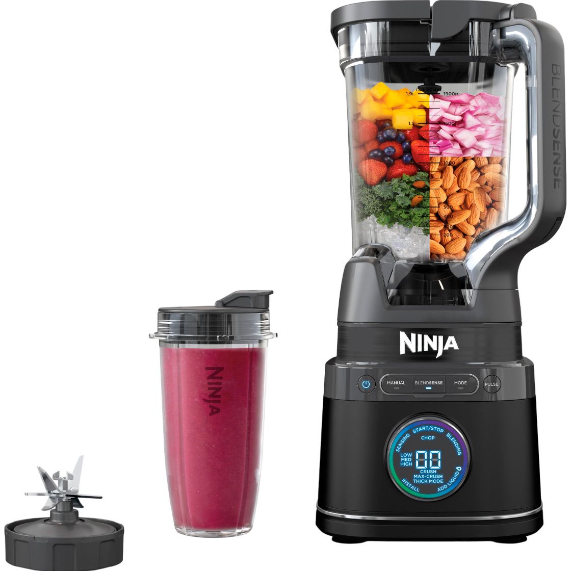 Блендер NINJA Detect Power Blender Pro & Single Serve TB301EU Europe - фото 3 Блендер NINJA Detect Power Blender Pro & Single Serve TB301EU Europe - фото 3