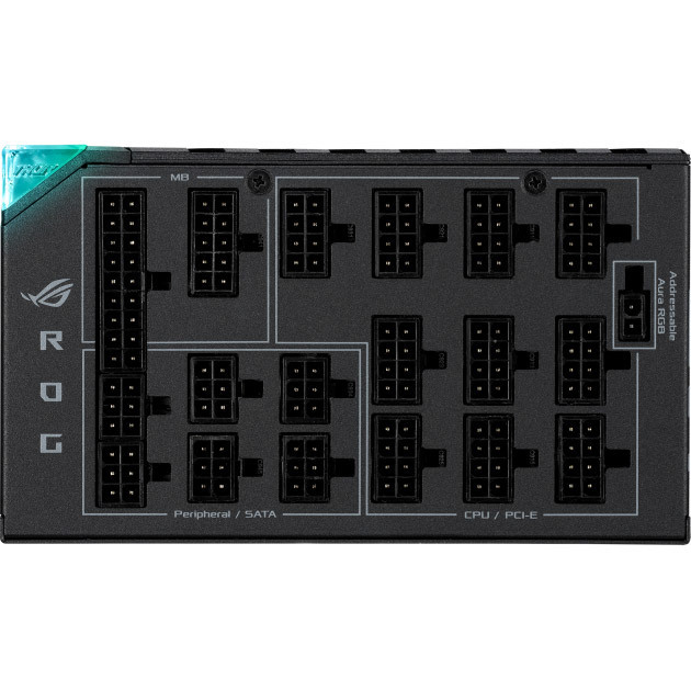 Блок живлення ASUS ROG THOR 1600W 80+ Titanium (ROG-THOR-1600T-GAMING) - фото 1