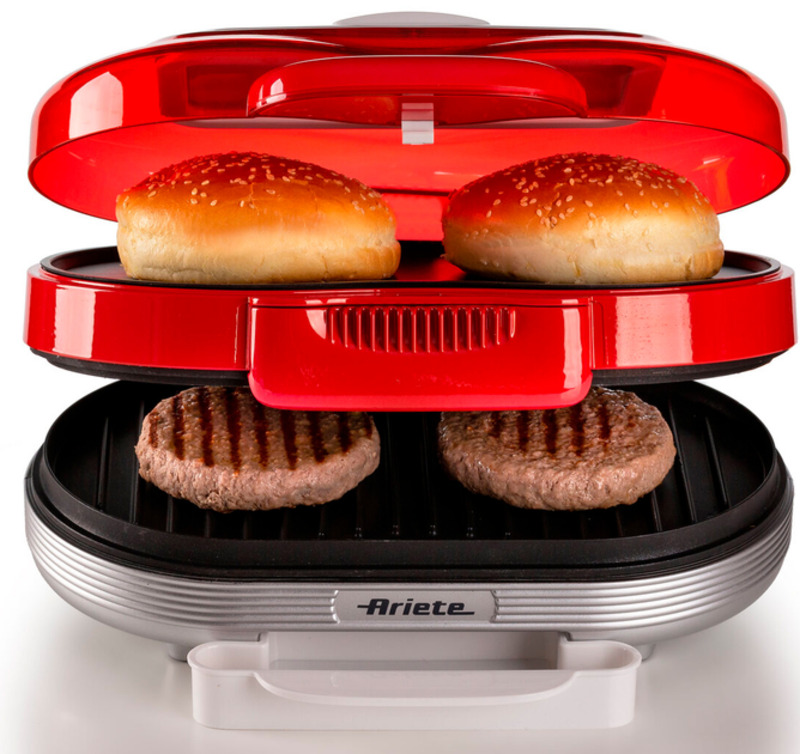 Бутербродниця Ariete 0205 Hamburger червона (00C020500AR0) - фото 1