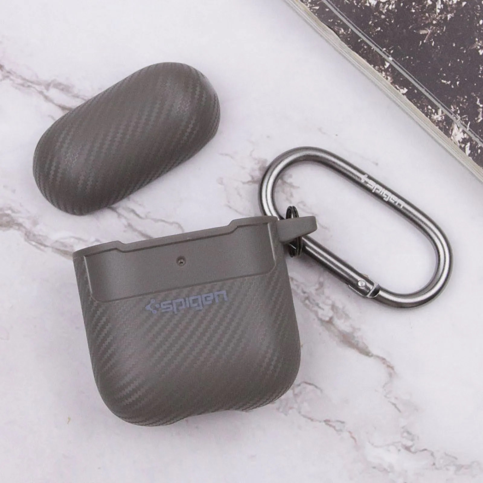Чехол SGP Shockproof для Airpods 1/2 (Grey) - фото 2