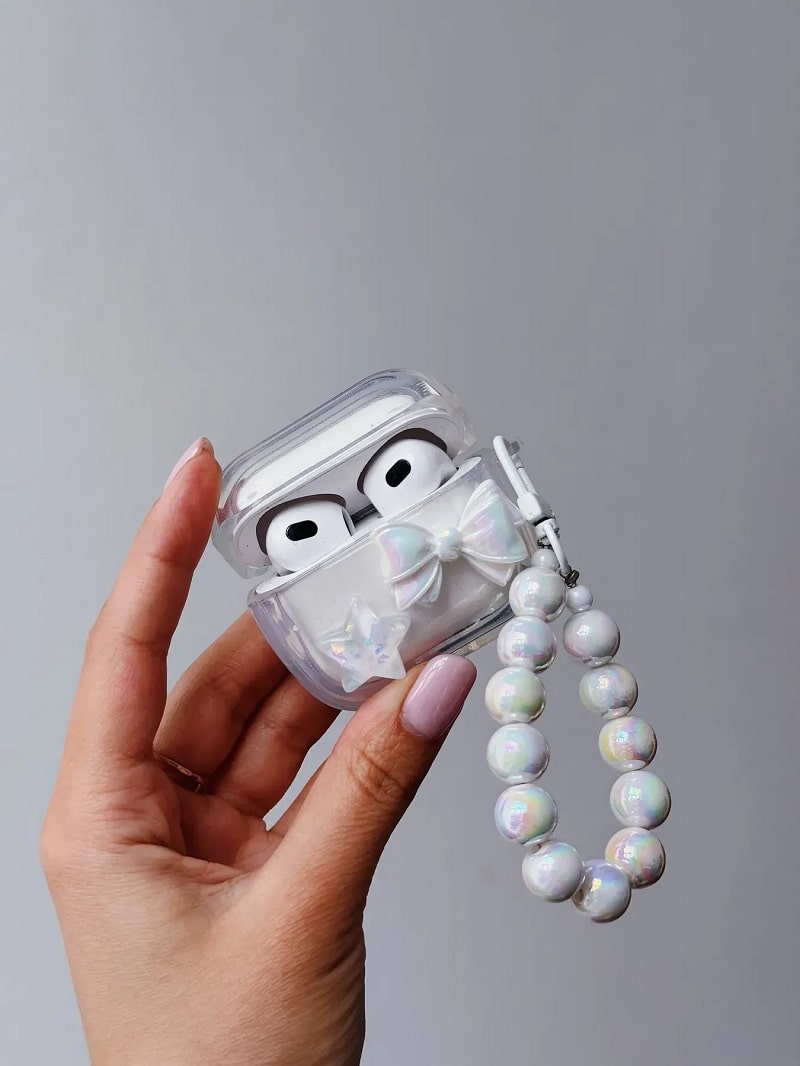 Чохол для AirPods 4 - Charmed Collection "White Bow" - фото 1